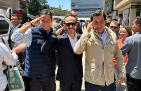 Mauricio Gómez, Abelardo De La Espriella y Rodrigo Lara.