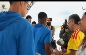 Momento del supuesto desplante