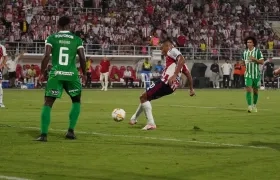 La definición de Muriel en el segundo gol de Junior.