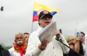 El Presidente Gustavo Petro.