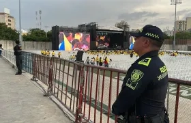 Imagen del Fan Zone del Romelio Martínez.