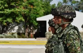 Soldados de la Segunda Brigada del Ejército. 