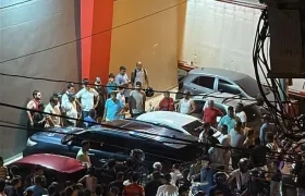 Lugar de los hechos en el barrio Los Manantiales, de Soledad. 