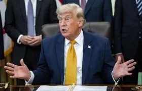 El Presidente de Estados Unidos, Donald Trump.