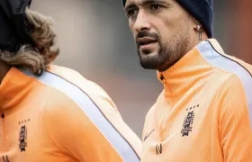 Giorgian De Arrascaeta, mediocampista de la selección uruguaya.