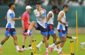 James Rodríguez, capitán de la Selección Colombia. 