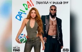 Shakira y Burna Boy. 