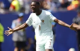 Ousmane Dembelé llegó a cuatro goles en el Mundial. 