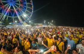 Los aficionados han colmado el Fan Fest de El Gran Malecón en los dos primeros partidos de Colombia en el Mundial. 