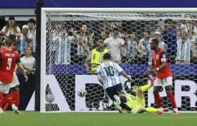 El histórico gol de Messi ante Austria, con el cual quebró el récord de Miroslav Klose.
