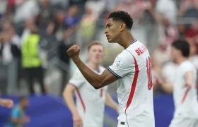 Jude Bellingham, delantero de la selección inglesa. 
