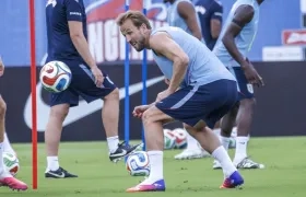 Harry Kane, delantero de la selección inglesa. 