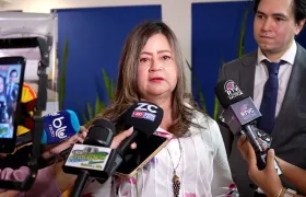 María Fernanda Rojas, ministra de Transporte. 