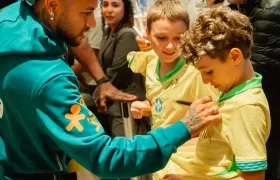 El astro brasileño Neymar.