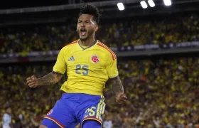 El delantero Luis Suárez viene de marcarle gol a Costa Rica, en Bogotá. 