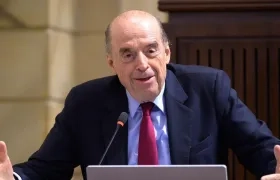 El  excanciller Álvaro Leyva.