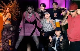 Shakira, Madonna, la banda BTS y Justin Bieber. 