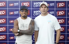 Alan Ayala Baleta, ‘Potro’, invitado en el Desafío Extreme Cajacopi y Ronny Ruidiaz, representante de OCR Costa Games