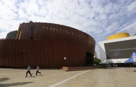 Fachada de la Arena USC. 