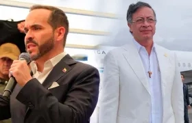 Abelardo De La Espriella, Presidente electo de Colombia; y Gustavo Petro, Presidente de Colombia. 