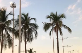 Alumbrado público en Santa Marta.