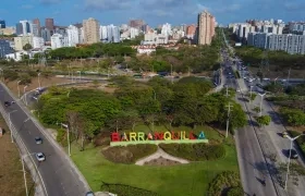 Imagen aérea de Barranquilla, ciudad que sería la sede alterna del gobierno de De La Espriella.