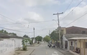Calle 50 con carrera 3A, donde ocurrieron los hechos. 