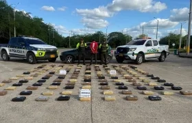 Marihuana incautada por la Policía en Córdoba. 