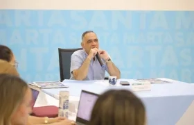 Carlos Pinedo, alcalde de Santa Marta.