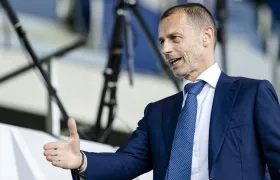 El presidente de la UEFA, Aleksander Ceferin.