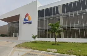 Fachada de una de las sedes de Confamiliar Atlántico. 