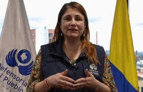 La Defensora del Pueblo, Iris Marín Ortiz. 