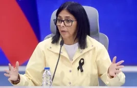 Delcy Rodríguez, presidente (e) de Venezuela. 
