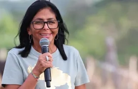 Delcy Rodríguez, presidenta (e) de Venezuela. 