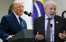 Donald Trump y Luiz Inácio Lula da Silva.