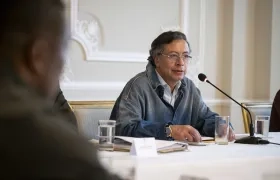 El Presidente Gustavo Petro.