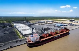 Exportación de coque.