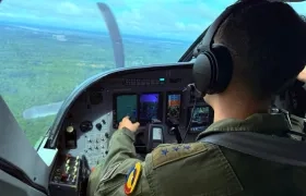 La Fuerza Aérea también participó de los bombardeos. 