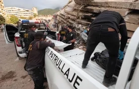 Funcionarios del Cicpc en La Guaira.