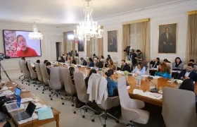 Gustavo Petro estuvo conectado de manera telemática en el consejo para la gestión del riesgo.