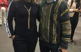 Mary Luz Herrán y Gustavo Petro.