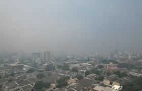 Humo que afecta a Barranquilla.