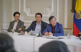 Iván Cepeda y Gustavo Petro.