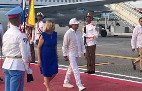La llegada del Presidente Petro a Cuba.