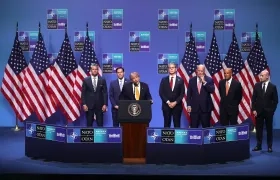 El anuncio lo hizo el presidente después de decir en la OTAN que el acuerdo había terminado. 