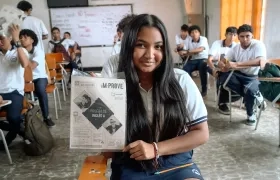 Estudiante que se prepara para las Pruebas Saber 11.