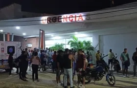 Fachada del Hospital de Puerto Colombia. 