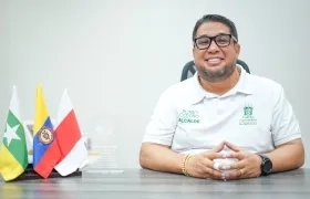 Plinio Cedeño, alcalde de Puerto Colombia. 