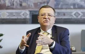 El presidente de la Jurisdicción Especial para la Paz (JEP), el magistrado Alejandro Ramelli.