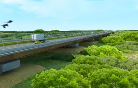 Render de uno de los viaductos ya adjudicados